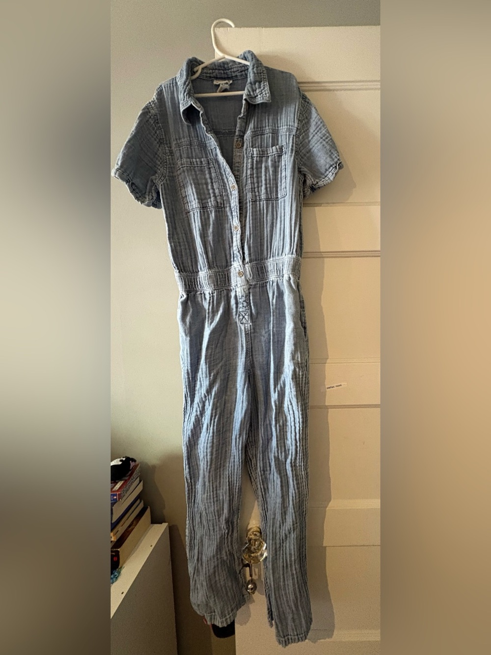 Kids Cat & Jack Chambray Cotton One-Piece Jumpsuit